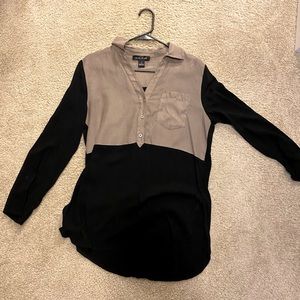 August Silk long sleeve blouse